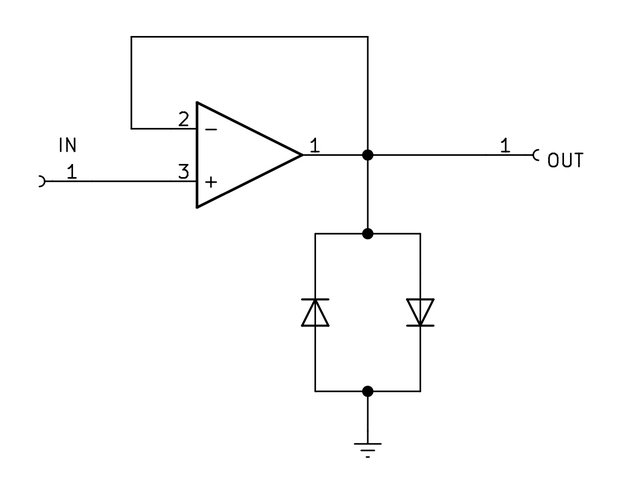 ディストーションの基本回路図
