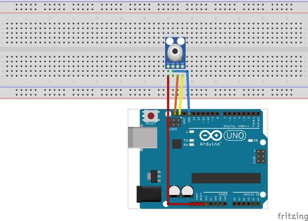 ArduinoとGY-906の配線