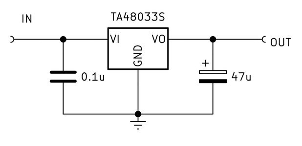 TA48033Sの使用例