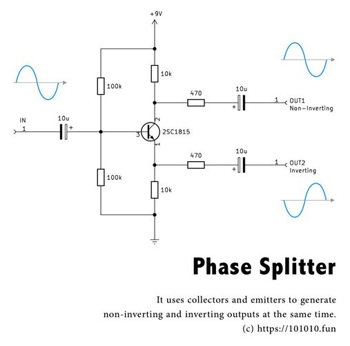 Phase Splitter Schematic