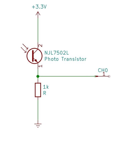 フォトトランジスタの回路例
